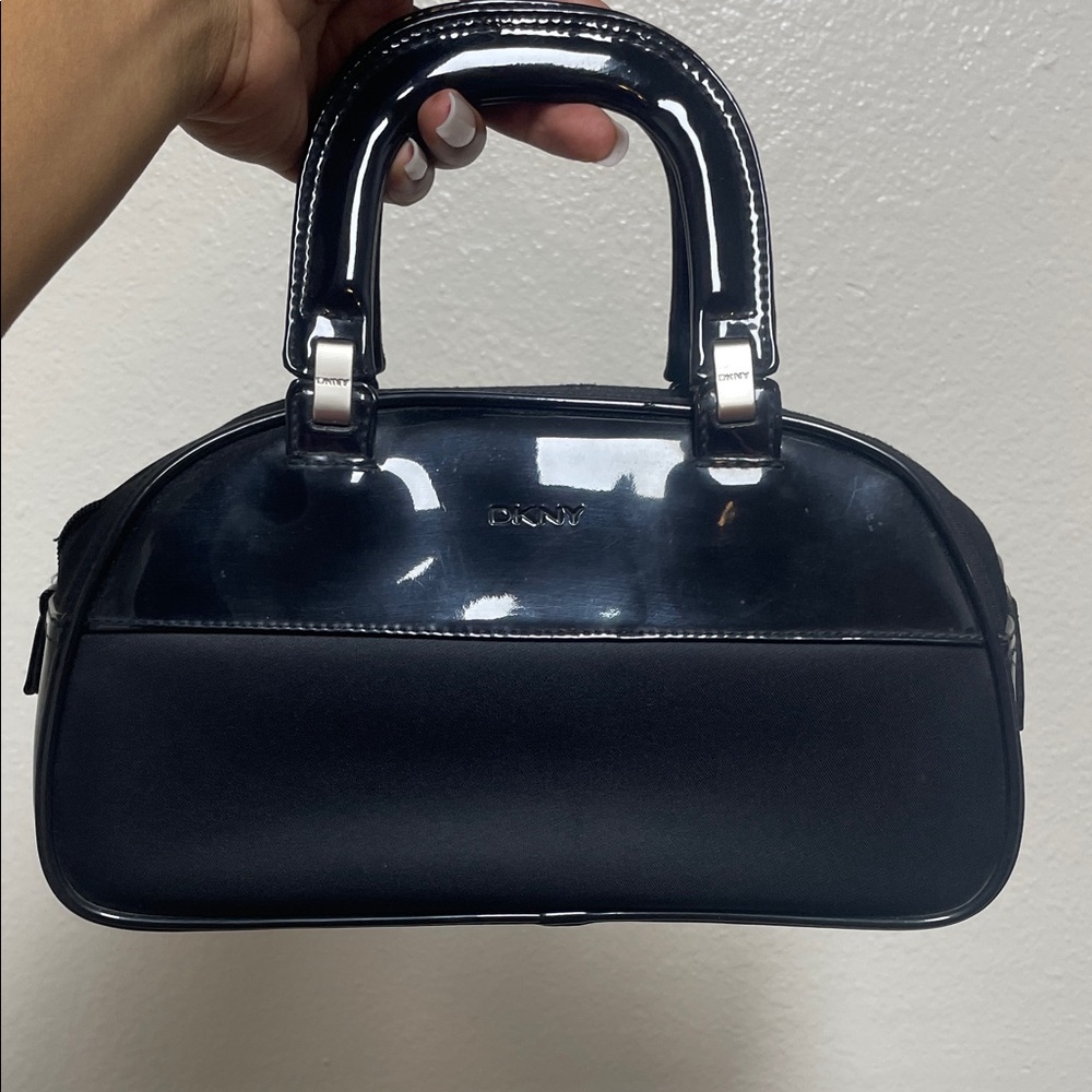 DKNY Glossy Black Mini Bag